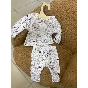 Pieros Baby 0004 Erkek Bebek 2'li Takım