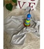 Pieros Baby 0094 Gri Penye Bebek Battaniye 80x80 cm