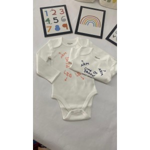 PİEROS BABY ÇITÇITLI BODY UZUN KOLLU